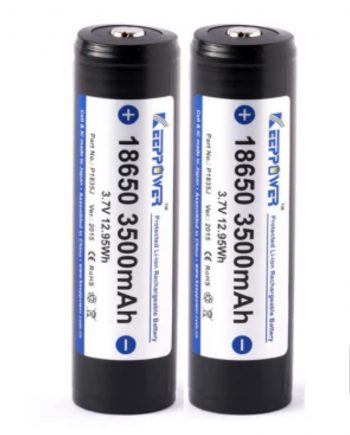 18650 KeepPower 3500mAh Protected Button Top(2)